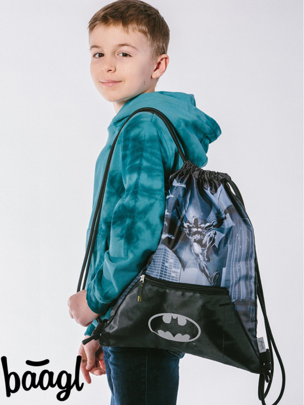 BAAGL  Baagl Batman Dark City crna džepna torba