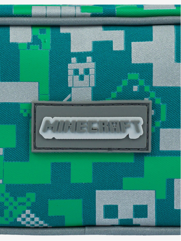 BAAGL  Zelena pernica Baagl Minecraft Silver Creeper