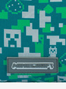 BAAGL  Baagl Minecraft Silver Creeper zelena torba
