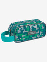 BAAGL  Zeleni školski set - pernica, torba Baagl Minecraft 2 Silver Creeper
