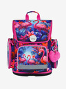 BAAGL  Ergo roza školski set - aktovka, pernica, torba Baagl Flamingos