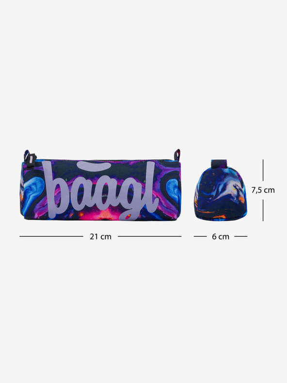 BAAGL  Baagl Marble Purple Student Case