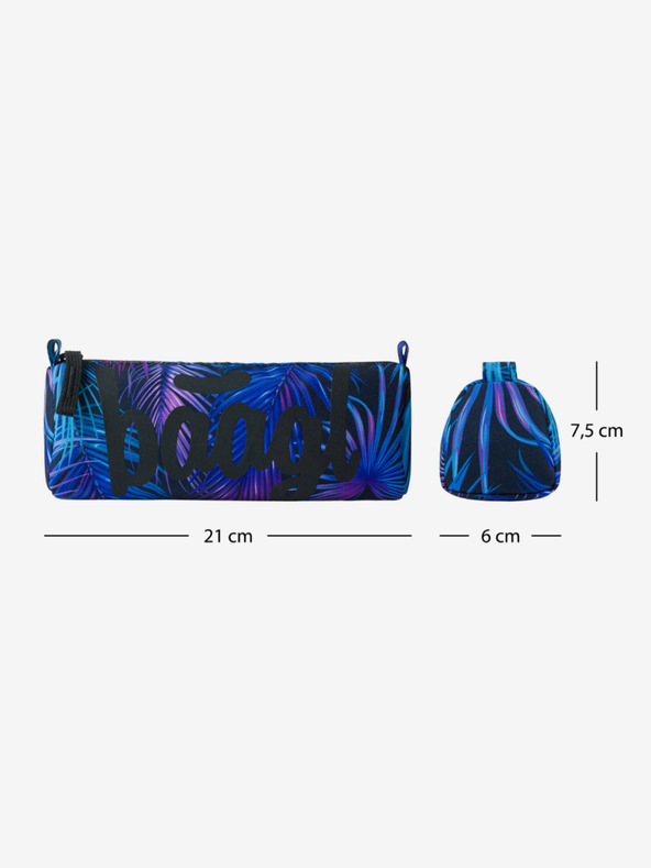 BAAGL  Baagl Palm Blue Student Case