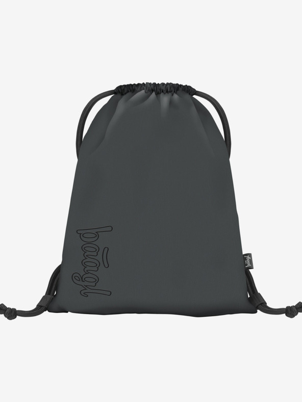 BAAGL  Sivi školski set - ruksak, pernica, torba Baagl Skate Darkness