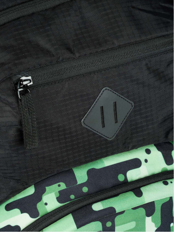 BAAGL  Crni ruksak Baagl Coolmate Green