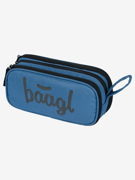 BAAGL  Plavi školski set - ruksak, pernica, torba Baagl Coolmate Ocean Blue