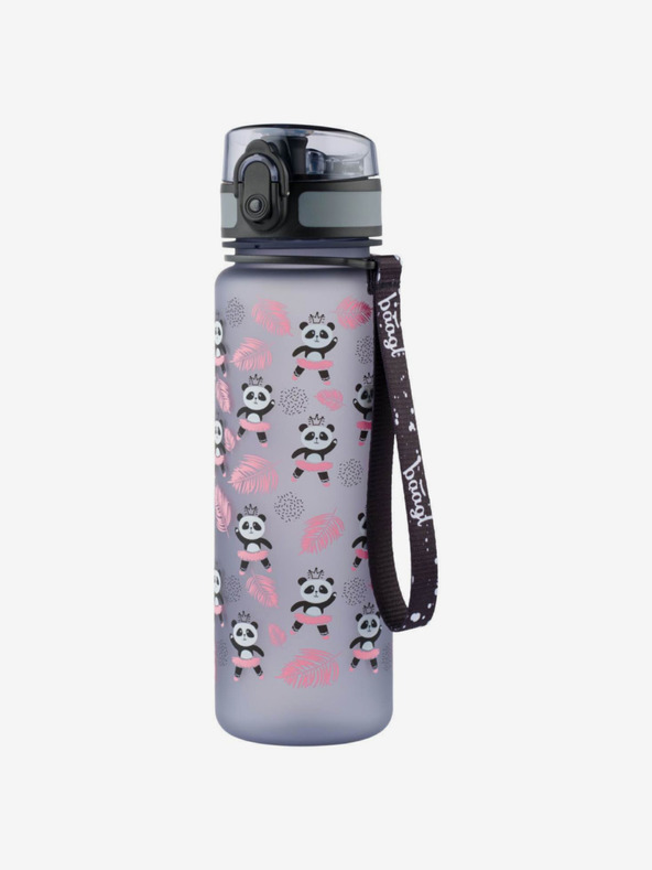 BAAGL  Siva boca za piće od tritana panda, 500 ml Baagl