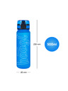 BAAGL  Plava boca za piće s tritan logom - plava, 500 ml Baagl