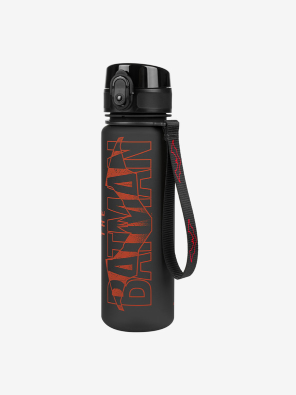 BAAGL  Crna tritan boca za piće batman crvena, 500 ml Baagl