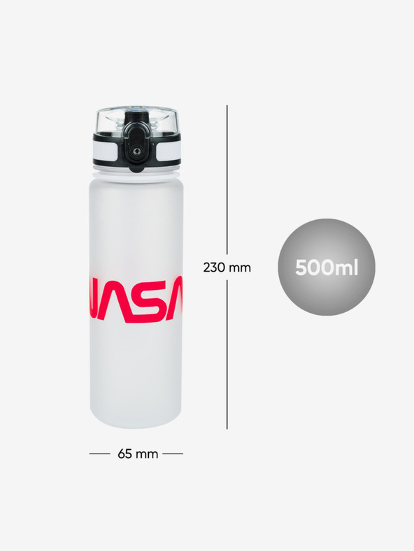 BAAGL  Bijela tritan boca za piće nasa, 500 ml Baagl