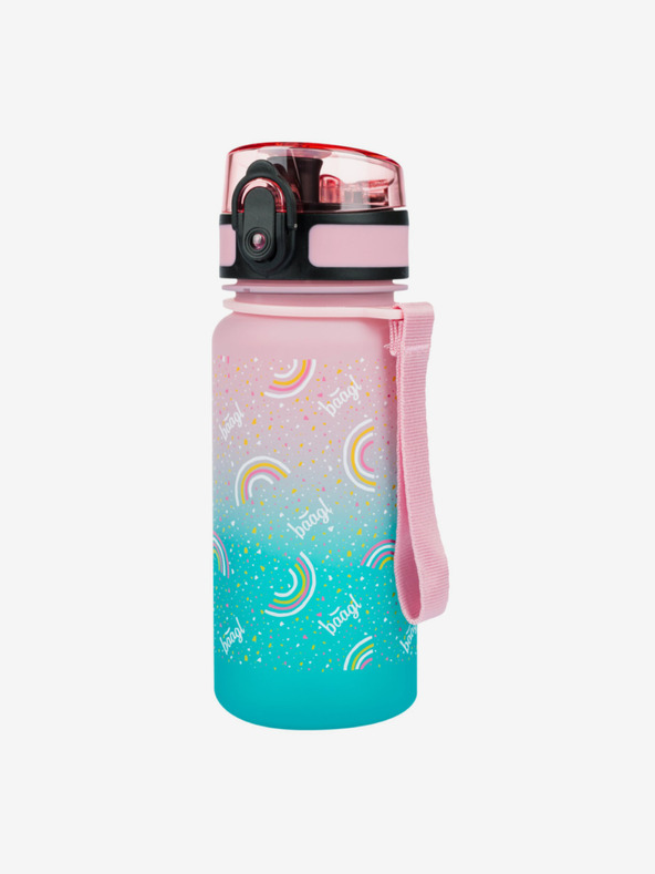 BAAGL  Ružičasta boca za piće od tritana Gradient Rainbow, 350 ml Baagl