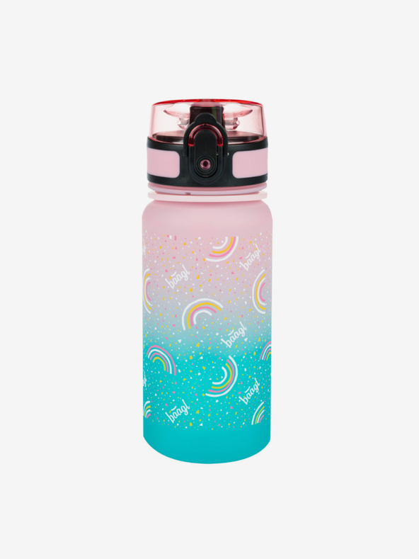 BAAGL  Ružičasta boca za piće od tritana Gradient Rainbow, 350 ml Baagl