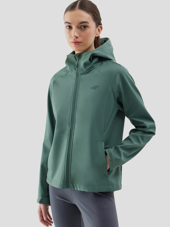 4F Ženska jakna otporna na vjetar softshell membrana 5000 4F