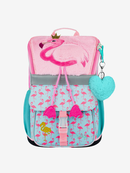 BAAGL  Ružičasta školska torba Zippy Baagl Flamingo