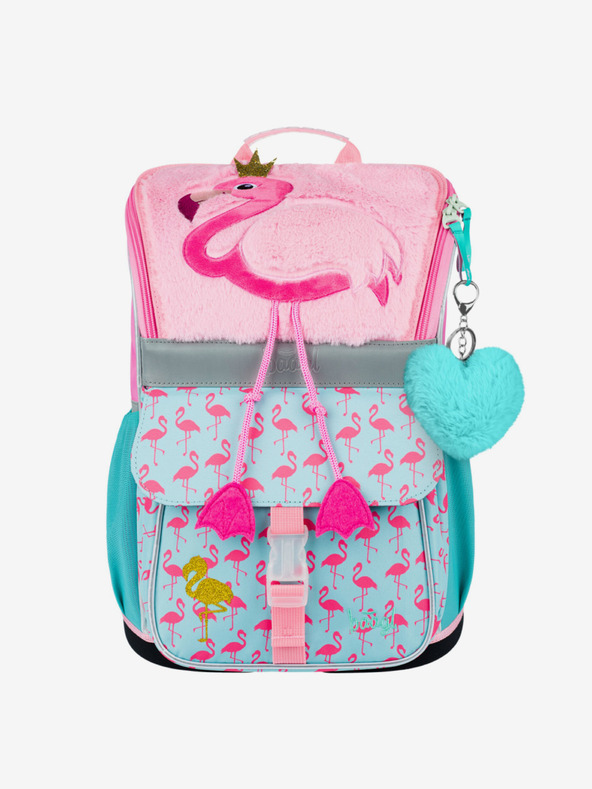 BAAGL  Ružičasta školska torba Zippy Baagl Flamingo