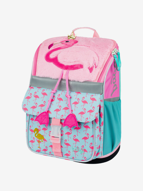 BAAGL  Ružičasta školska torba Zippy Baagl Flamingo