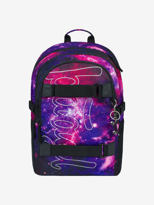 BAAGL  Ljubičasta 3 kompleta skate galaxy: ruksak, pernica, Baagl torba