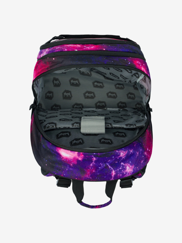 BAAGL  Ljubičasta 3 kompleta skate galaxy: ruksak, pernica, Baagl torba