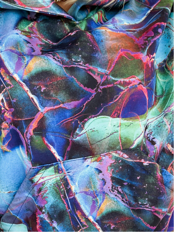 numoco Kangaroo majica s kapuljačom - Numoco Blue Marble