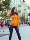 numoco Hoodie s džepovima - senf Numoco