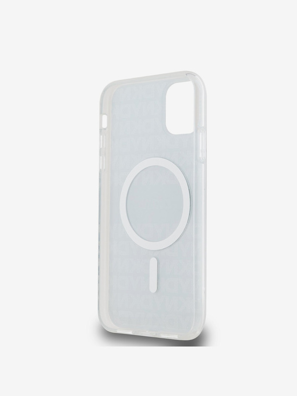 DKNY PC/TPU ponovljeni uzorak Tonal Stripe Magsafe stražnja maska ​​za iPhone 11 plava DKNY