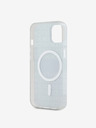 DKNY PC/TPU ponavljajući uzorak Tonal Stripe Magsafe stražnja maska ​​za iPhone 14 crna DKNY