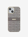 DKNY PC/TPU ponovljeni uzorak Tonal Stripe Magsafe stražnja maska ​​za iPhone 15 bež DKNY