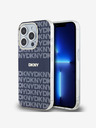 DKNY PC/TPU ponavljajući uzorak Tonal Stripe Magsafe stražnja maska ​​za iPhone 13 Pro Plava DKNY