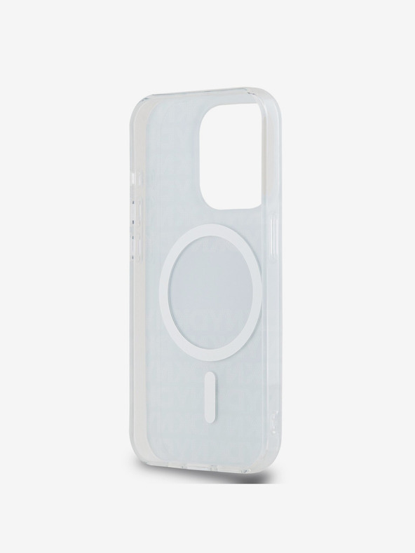 DKNY PC/TPU ponavljajući uzorak Tonal Stripe Magsafe stražnja maska ​​za iPhone 13 Pro Plava DKNY