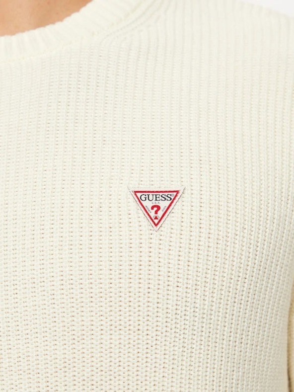 Guess Jeans Muški ecru džemper z3hm1 Guess jeans