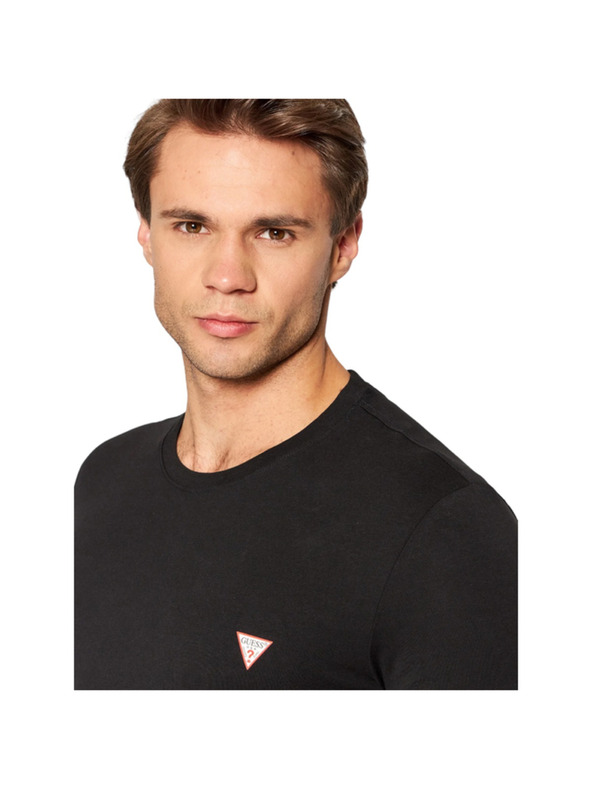 Guess Jeans Muška crna slim fit majica Core str Guess jeans