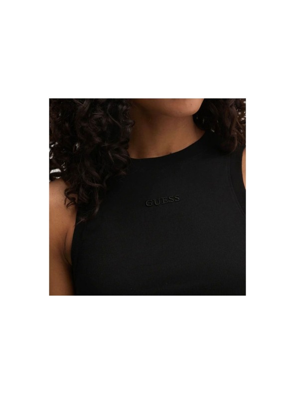 Guess Jeans Ženska crna majica bez rukava Guess jeans