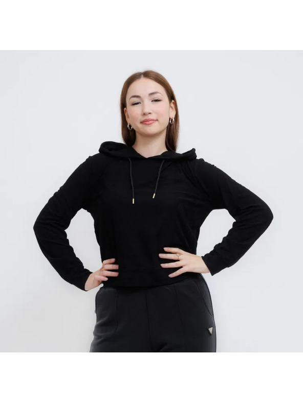 Guess Jeans Ženska crna mikina Monica Guess jeans