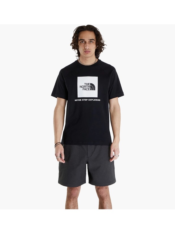 The North Face Muška crna majica The North Face Raglan Redbox