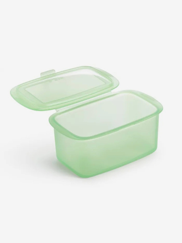 Lékué Zelena silikonska kutija za pohranu hrane Lékué (1000 ml)