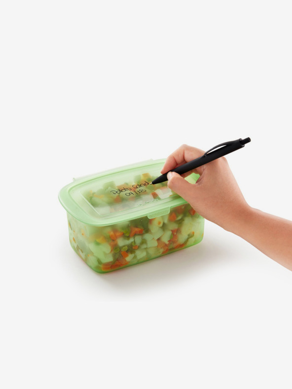 Lékué Zelena silikonska kutija za pohranu hrane Lékué (1000 ml)