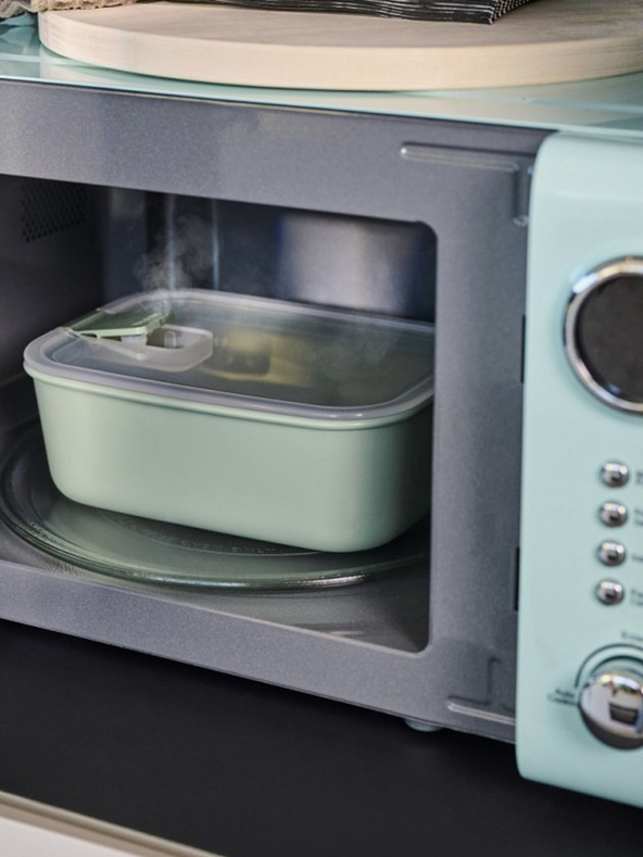 Mepal Svijetlo zelena kutija za pohranu hrane Mepal EasyClip Nordic Sage 700 ml