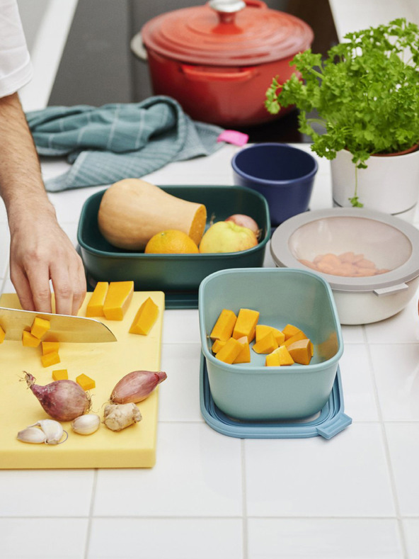 Mepal Svijetloplava posuda Mepal Cirqula Rectangular 1000 ml