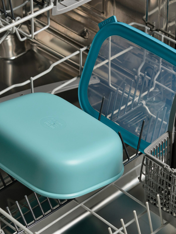 Mepal Svijetlo zeleni set posuda Mepal Cirqula Rectangular 750 +1500 + 3000 ml