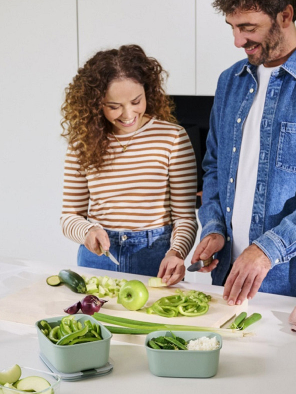 Mepal Set od tri kutije za pohranu hrane svijetlo zelene boje Mepal EasyClip 2x450 + 1000 ml