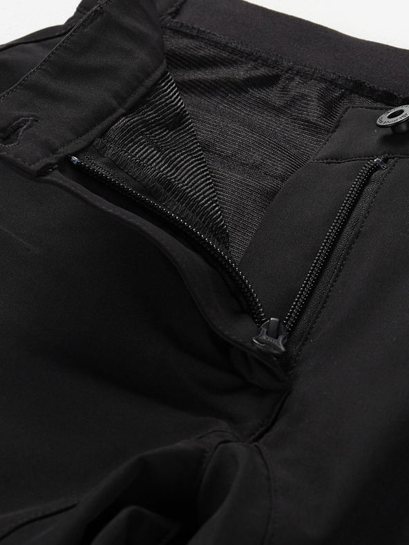 ALPINE PRO Ženski softshell kapri ALPINE PRO WEDERA crni