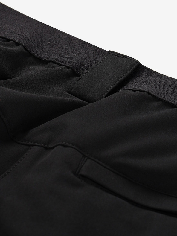 ALPINE PRO Ženski softshell kapri ALPINE PRO WEDERA crni