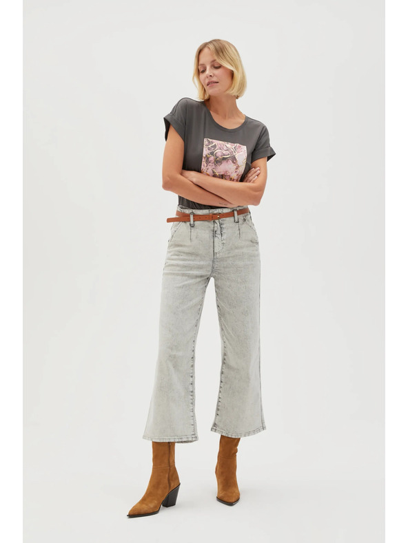 Moodo Sive ženske traperice Moodo