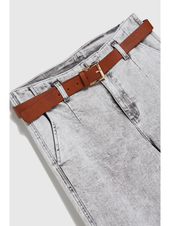 Moodo Sive ženske traperice Moodo