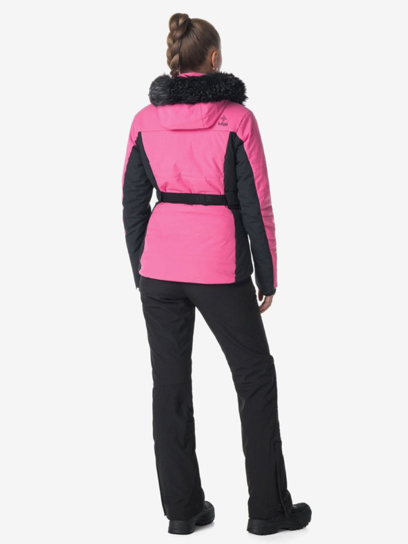 Kilpi Ružičaste ženske softshell skijaške hlače Kilpi DIONE