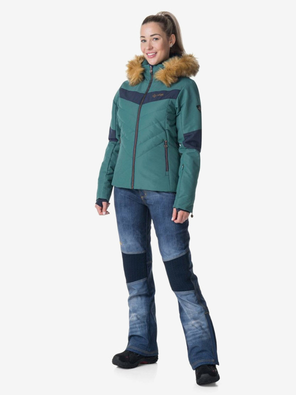 Kilpi Plave ženske softshell skijaške hlače Kilpi JEANSO