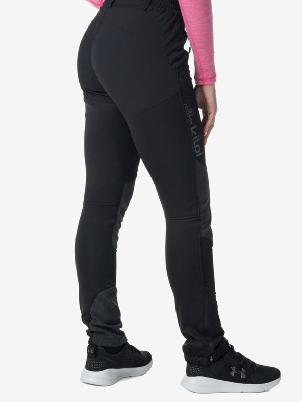 Kilpi Crne ženske vanjske hlače KILPI NUUK