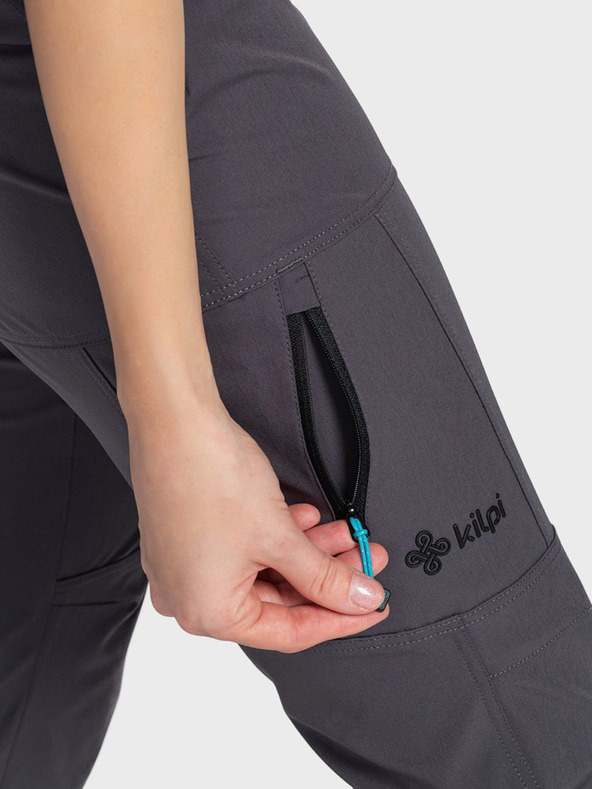 Kilpi Tamno sive ženske vanjske hlače Kilpi Belvela