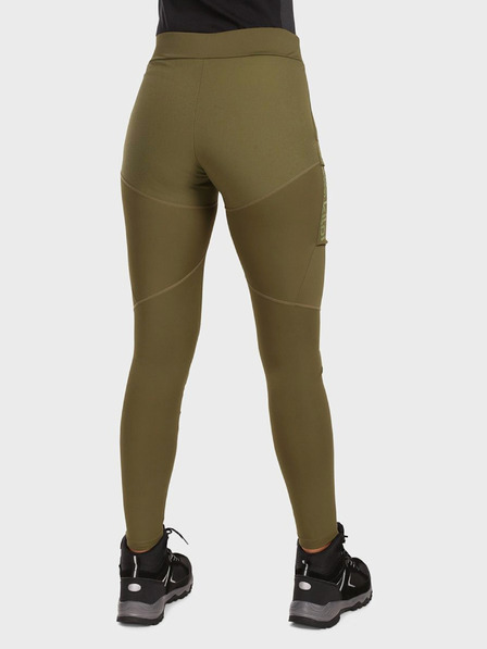 Kilpi Kilpi MOUNTERIA ženske kaki tajice za outdoor