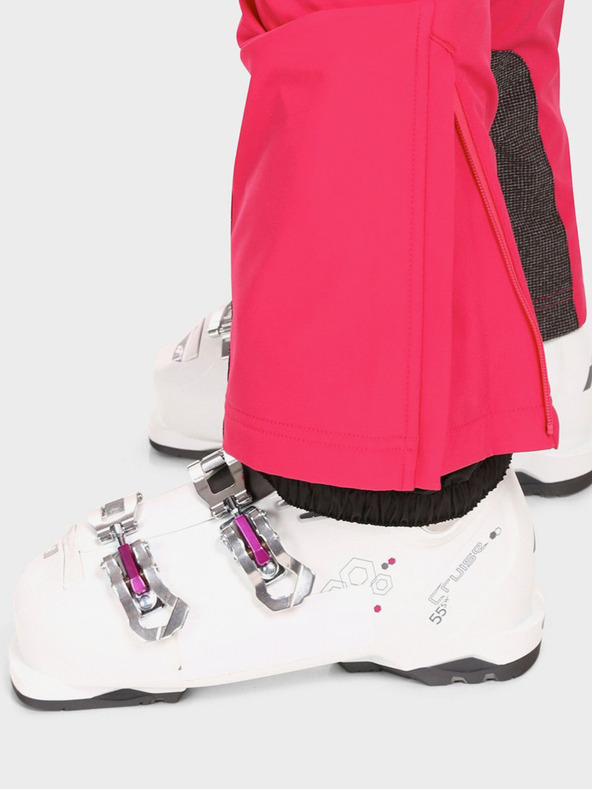Kilpi Kilpi RHEA tamno ružičaste ženske softshell skijaške hlače